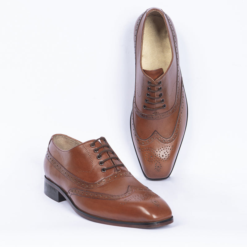 Oxford Shoes Tan Brown for Men