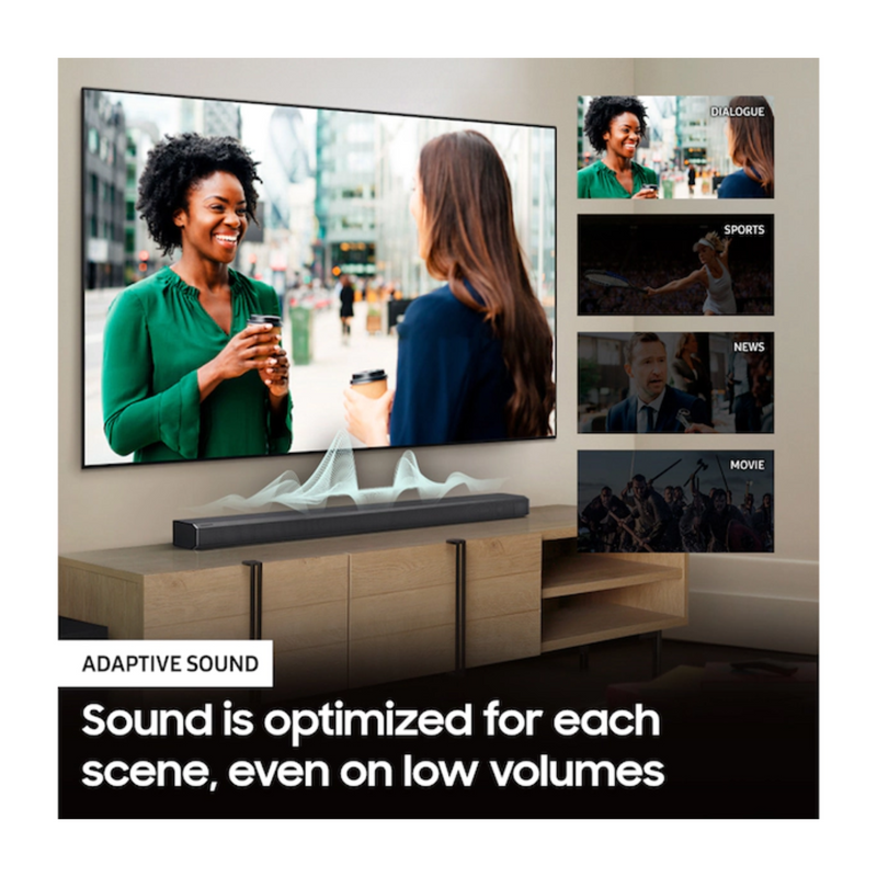 Elevate your audio experience with Samsung Soundbar