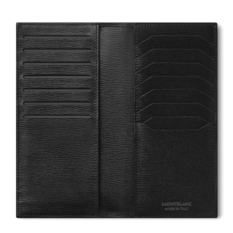 Montblanc Meisterstuck 4810 Vertical Wallet 15cc Black Leather