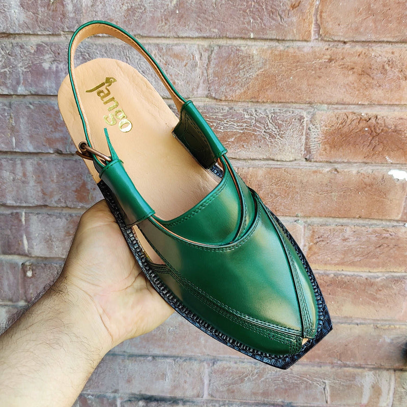 Classic style Chappal Green - Jango Mall