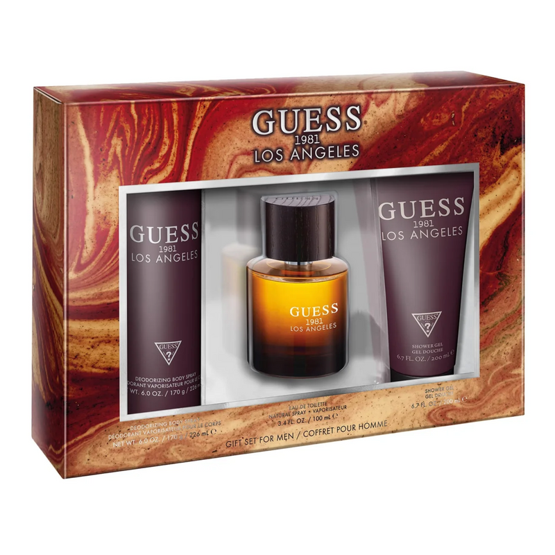 Guess Men's 1981 Los Angeles Gift Set Skin Care