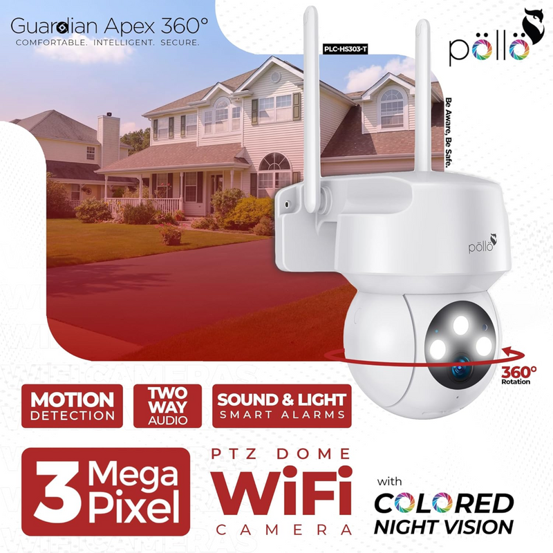 Pollo 3MP Guardian Apex Security Camera HS303