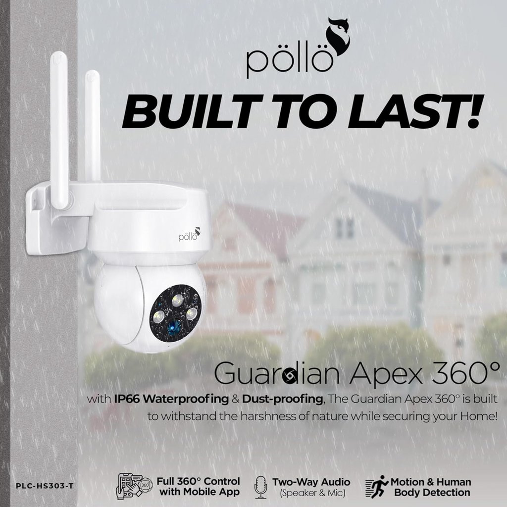 Pollo 3MP Guardian Apex Security Camera HS303