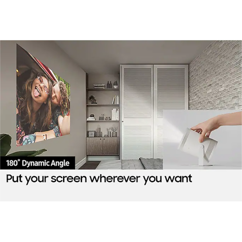 Elevate your viewing with Samsung Laser Projector