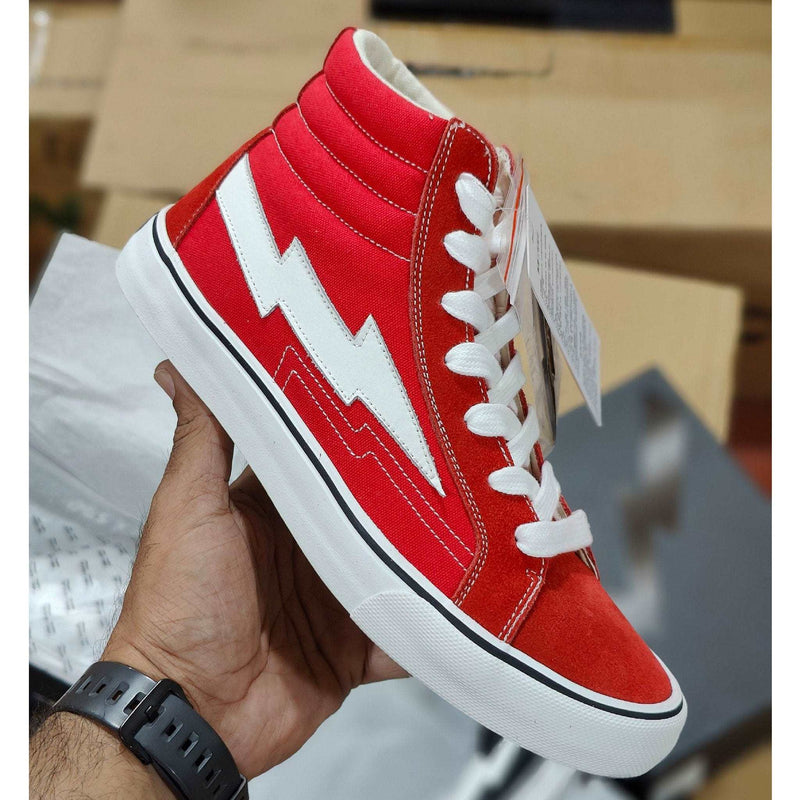 Lightening Storm Sneaker for Men Red