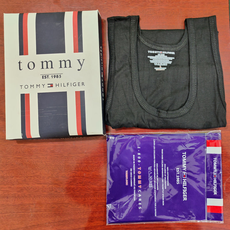 Tommy Hilfiger Vests Pack of 3 Black