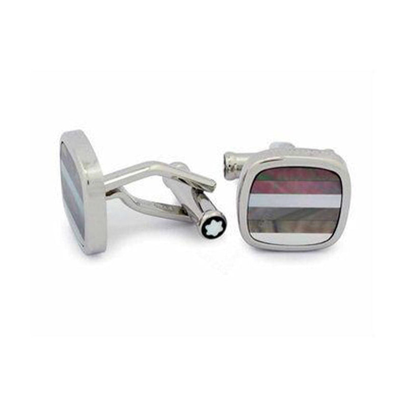 Montblanc Contemporary Striped Mother of Pearl Cufflinks