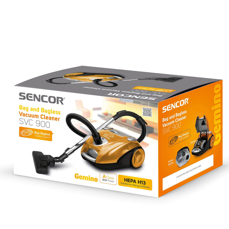 Sencor Bagged and Bagless Vacuum Cleaner SVC900