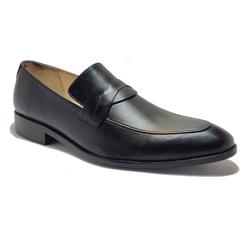 Round Toe Plain Shoe Black
